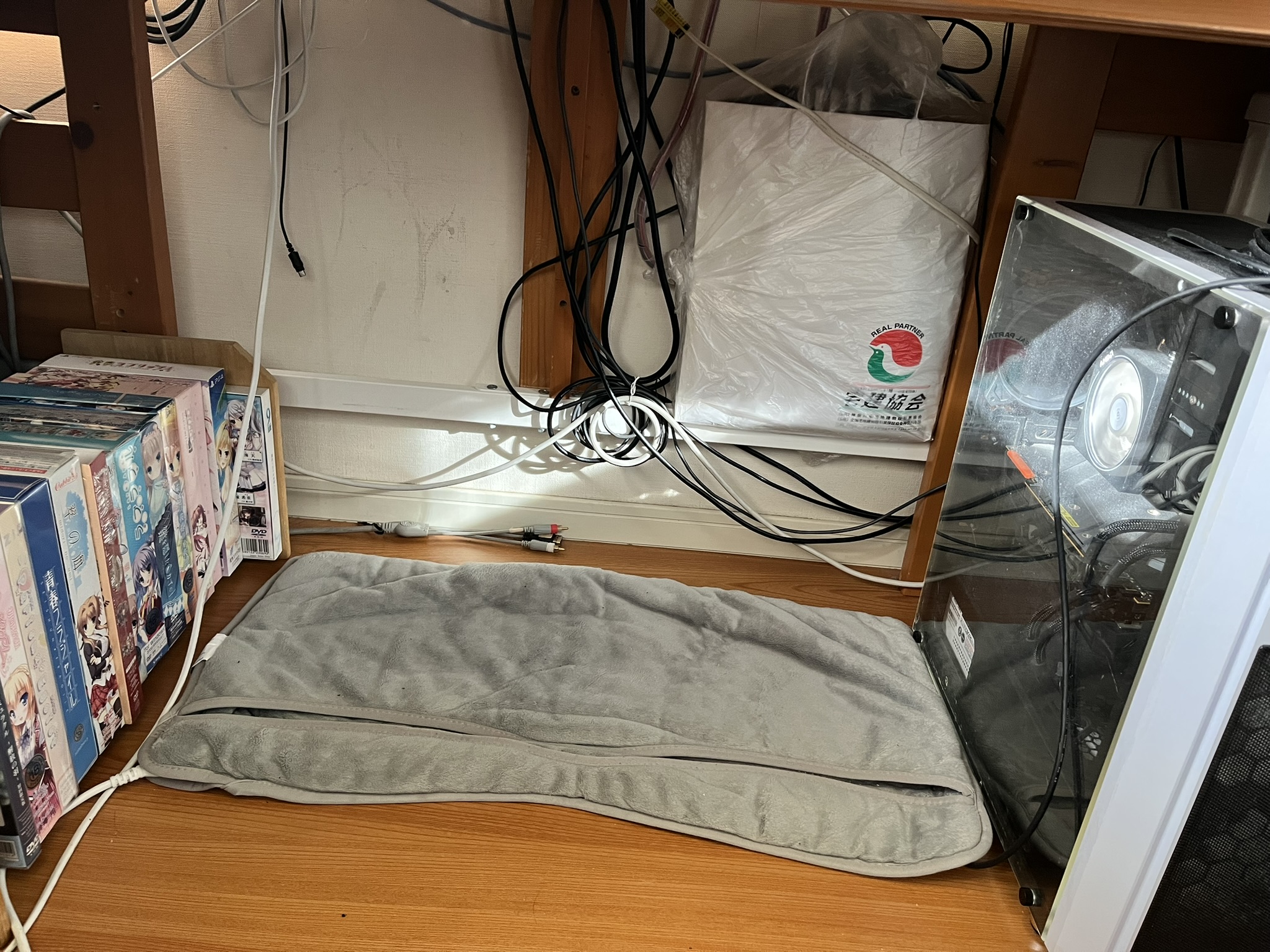 机1の下の正面
